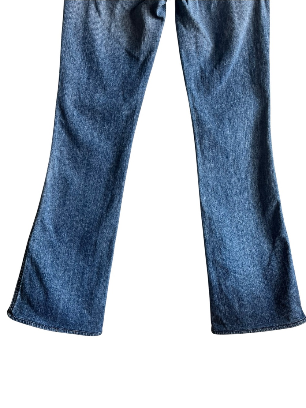 7 For All Mankind Pink A Pocket Flare Bootcut Jeans Size 27 Blue - Picture 9 of 15